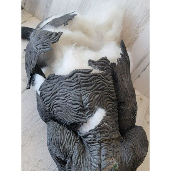 Vintage AS IS rubber attack black cat large Halloween pop decor - Picture 6 of 16